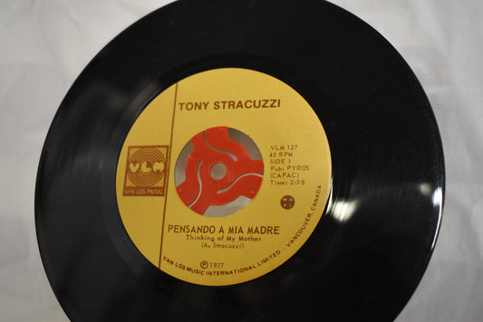 Tony Stracuzzi With His Band Los Bandoleris Pensando 45 RPM