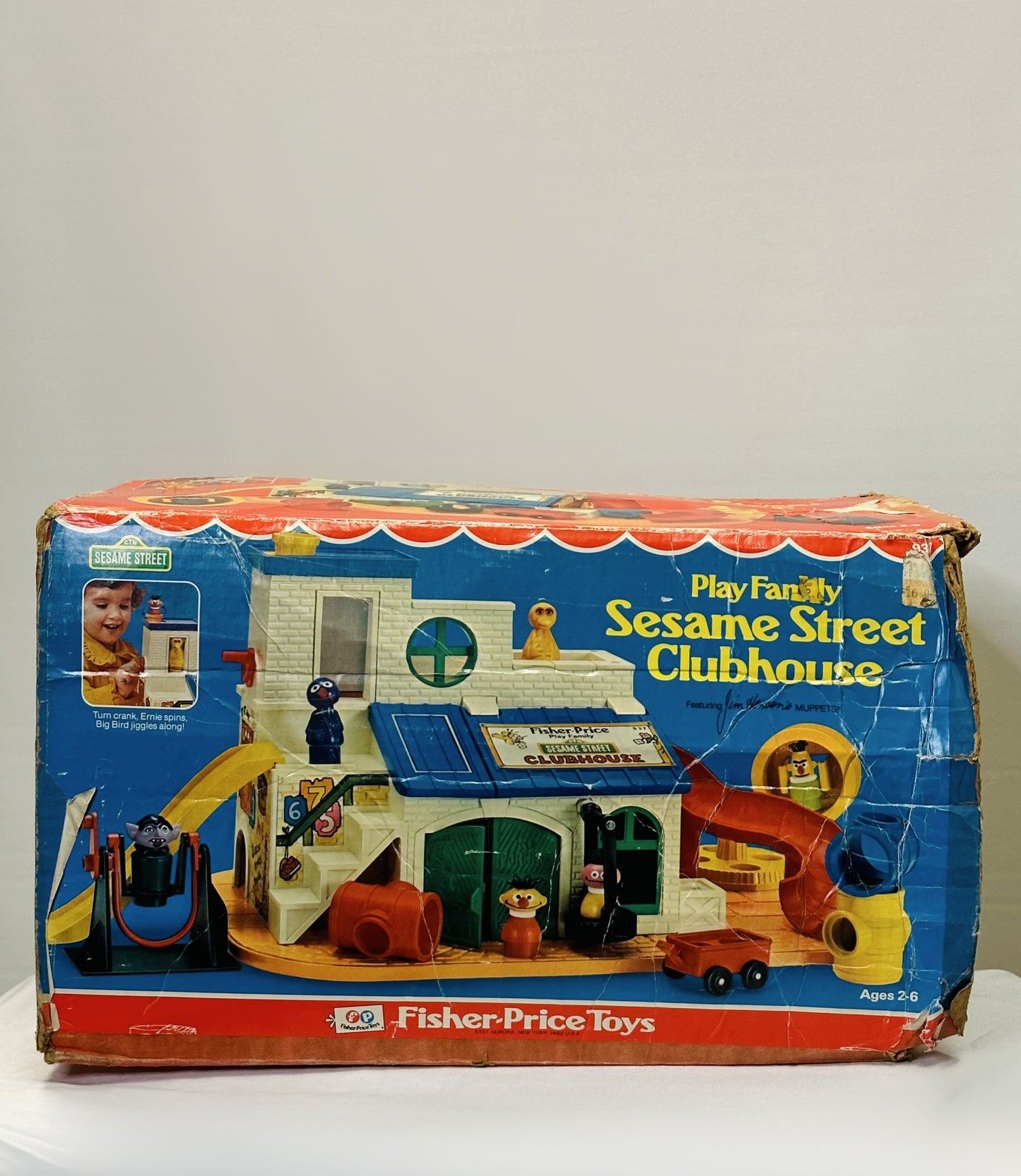 Vintage Fisher Price Sesame Street Club House