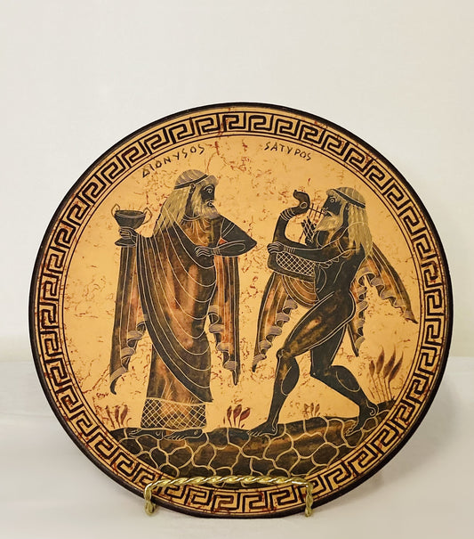 Hand Painted Decorative Plate - Classical 450-400 BC