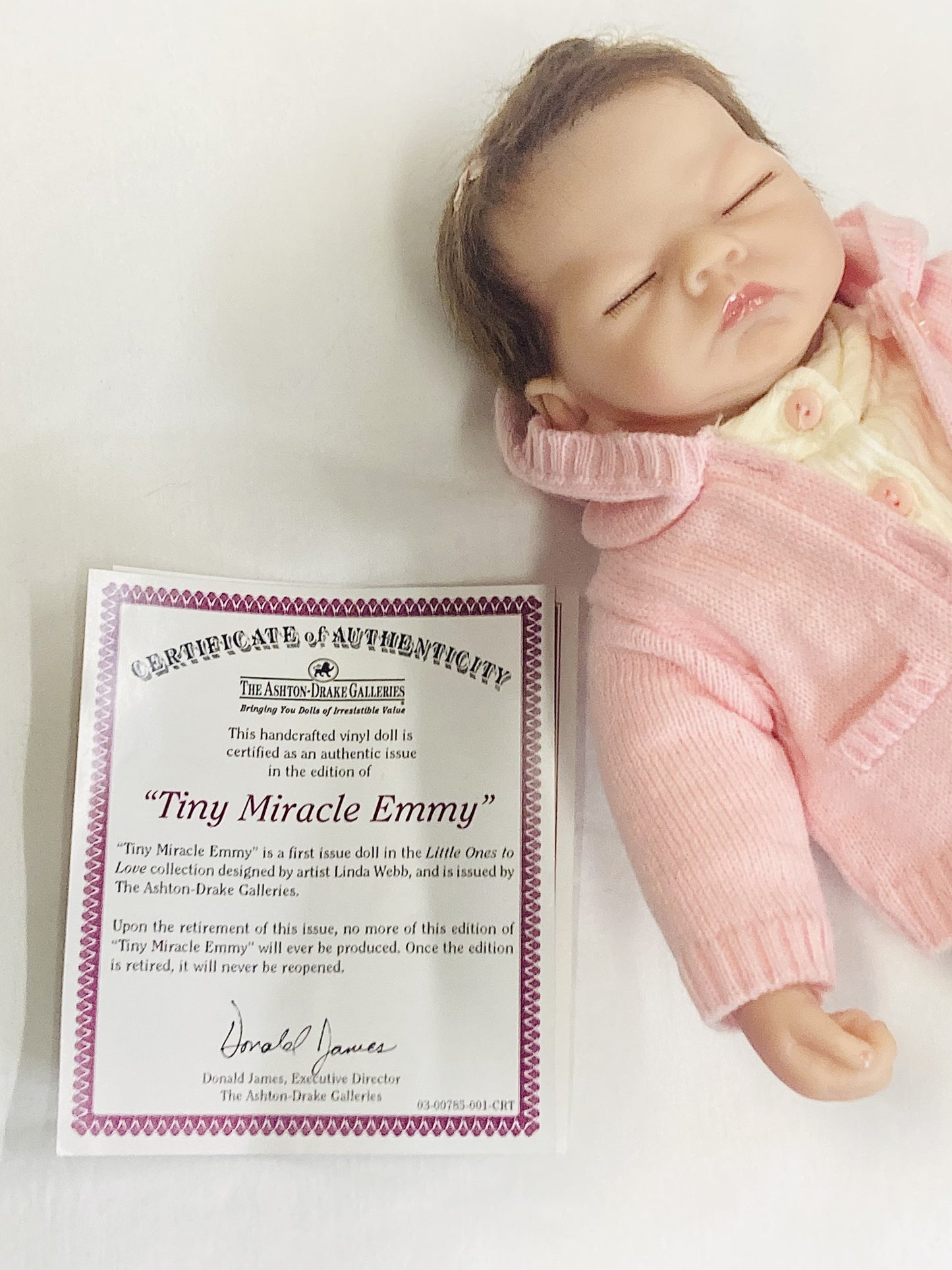 Tiny Miracles Emmy Handcrafted Collectible Doll