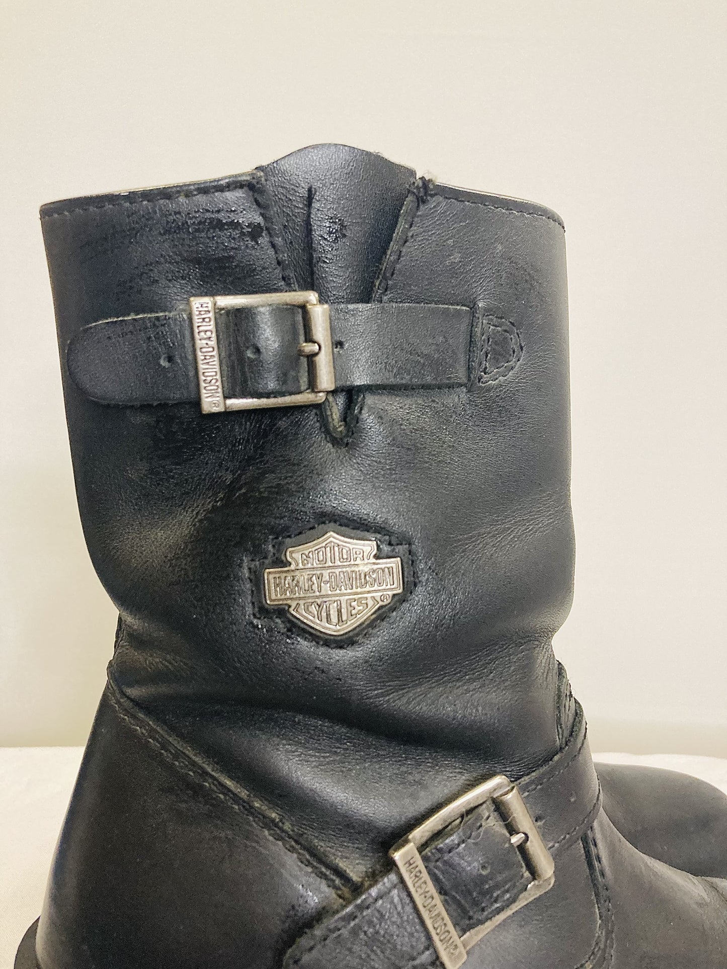 Vintage Harley Davidson Motorcycle Boots