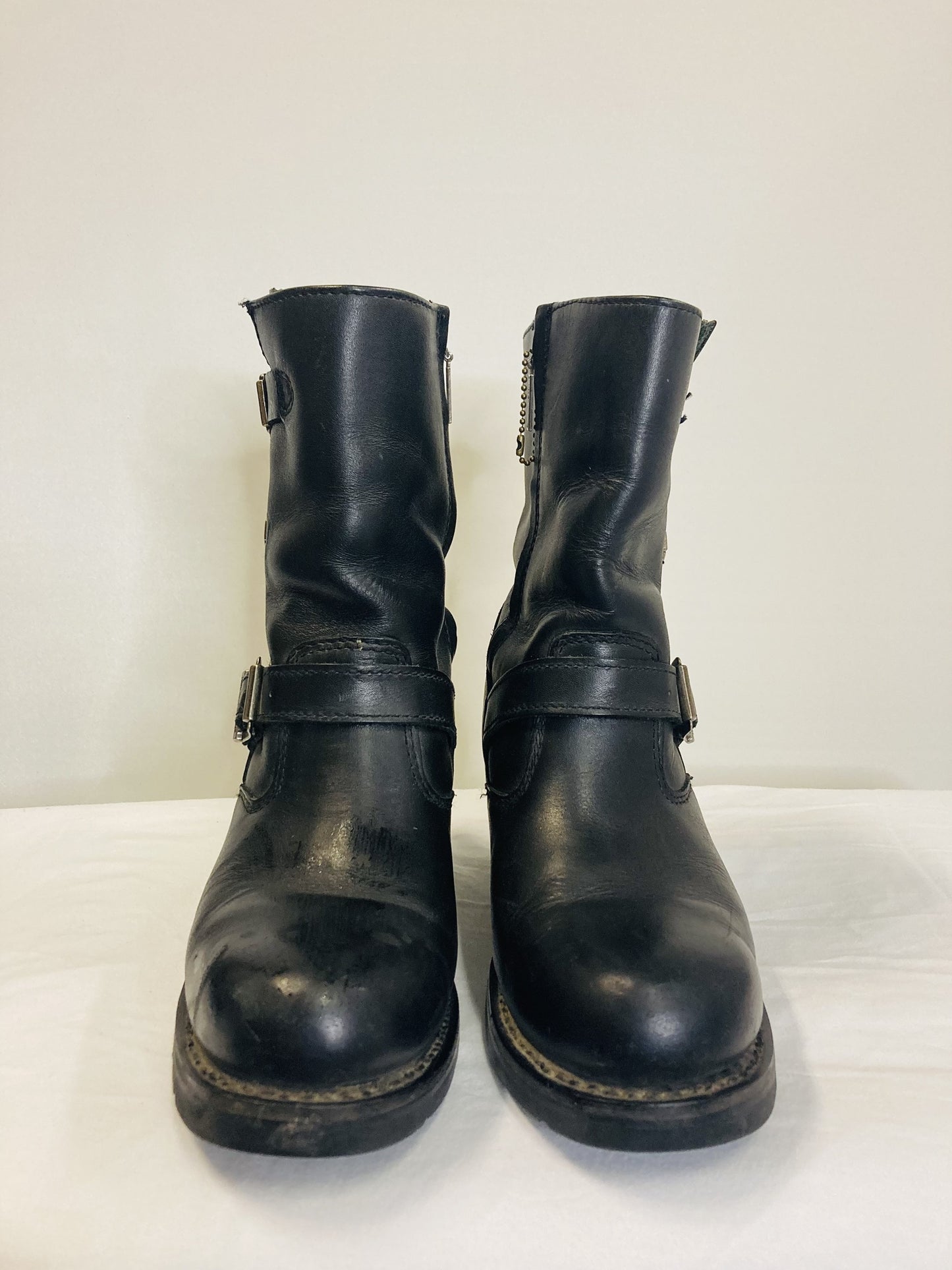 Vintage Harley Davidson Motorcycle Boots